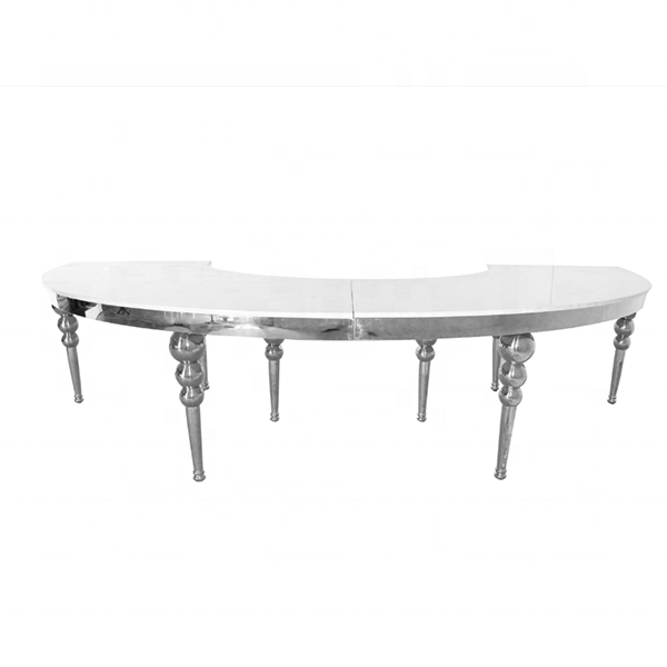 Glam Half Circle Table