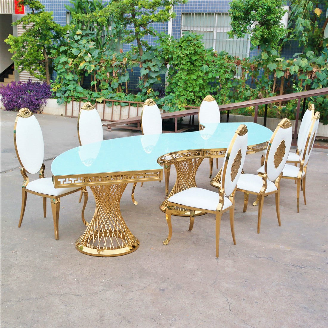 Elle Half Cirle Table