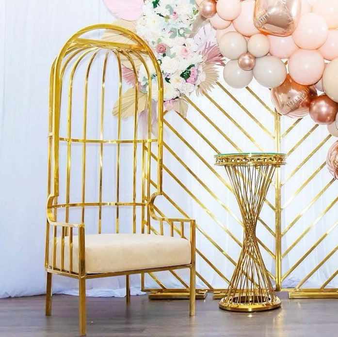 Cage Gold Throne