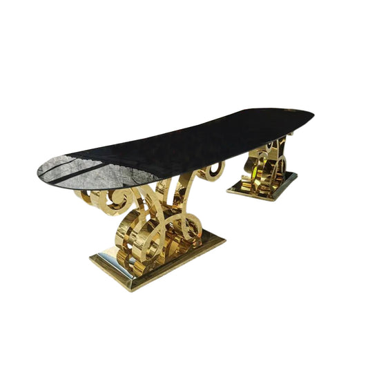Swirl Oval Table