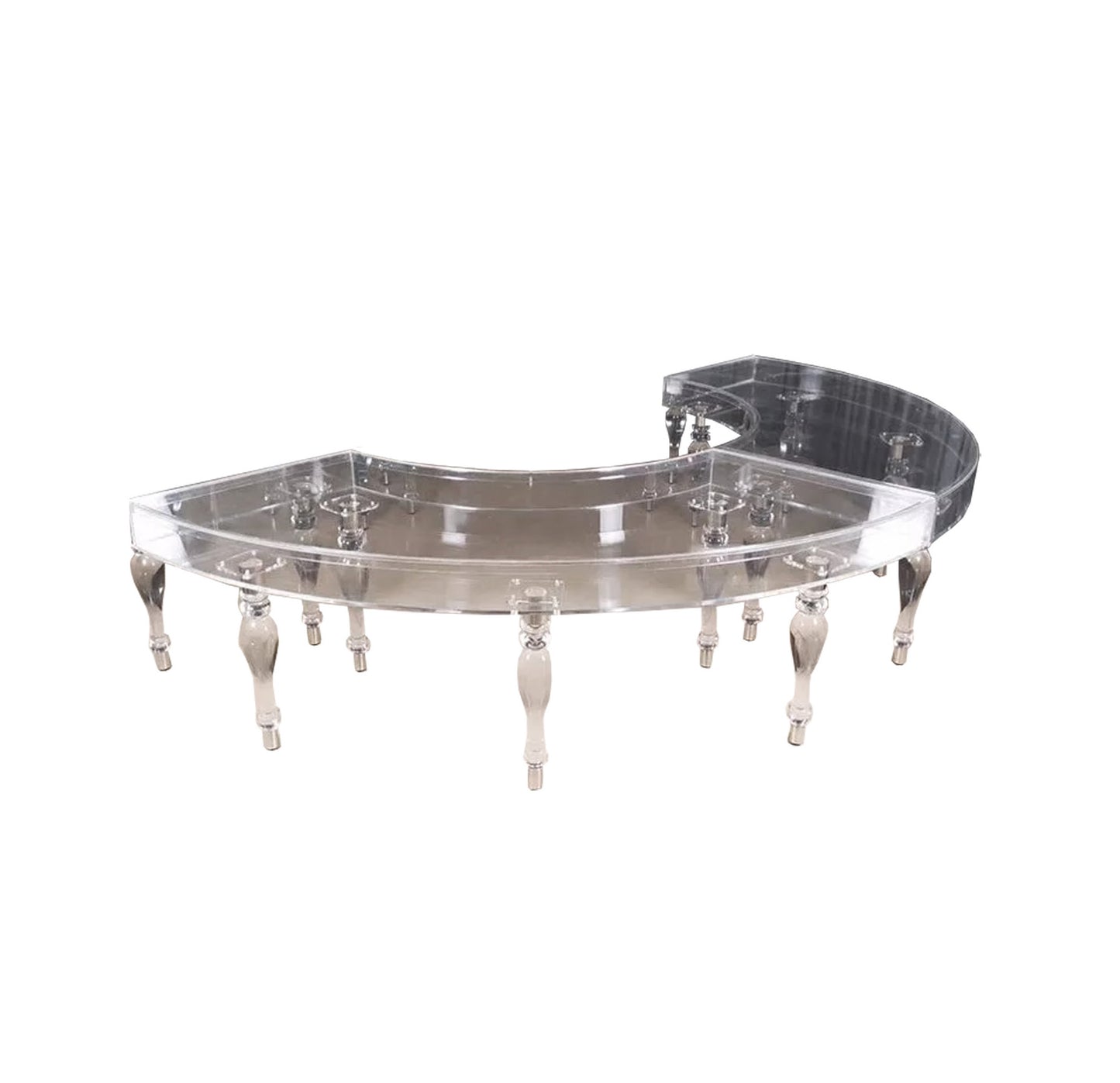 Glam Half Circle Table