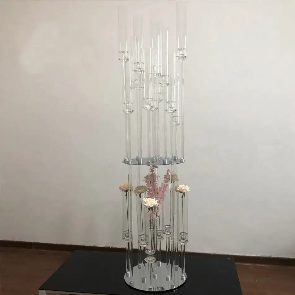 Celeste Candelabra (Crystal Silver)