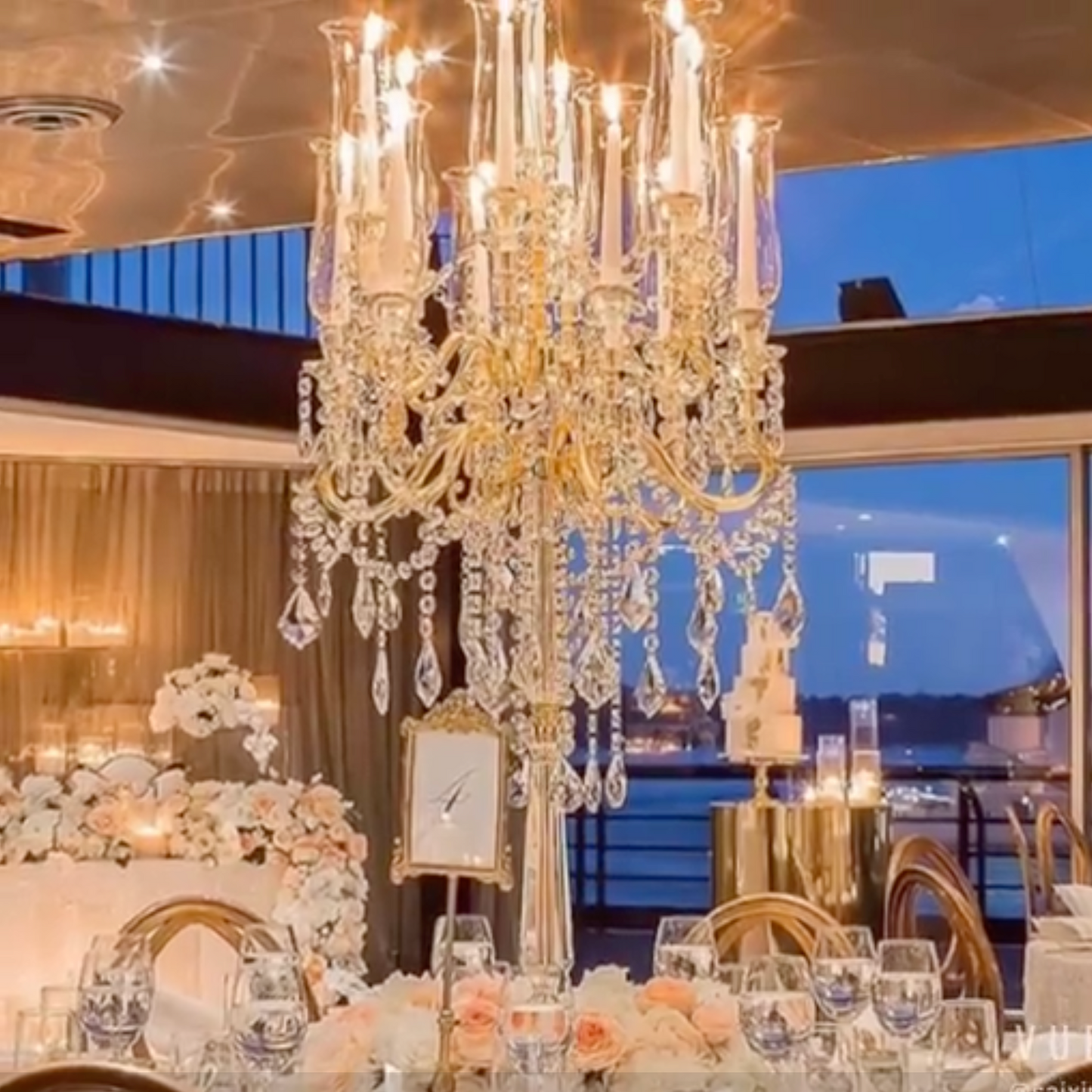 Helena Candelabra (Crystal Gold)