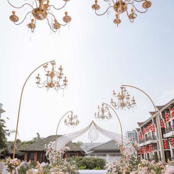 Crystal Chandelier Floor Stand