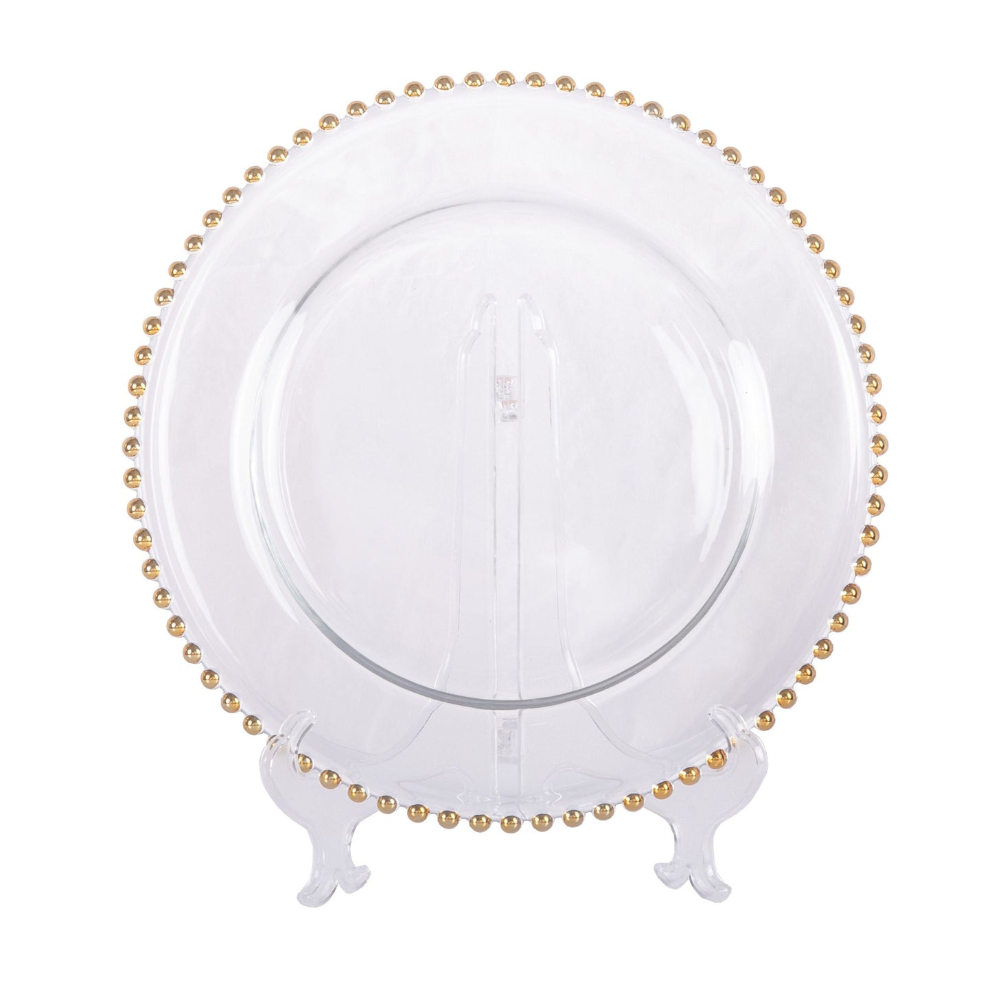 Gold Beads Charger Plate