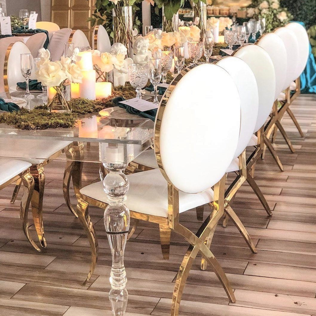 Vogue Rectangular Table (Clear)