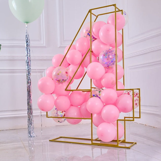 Gold Number Stand