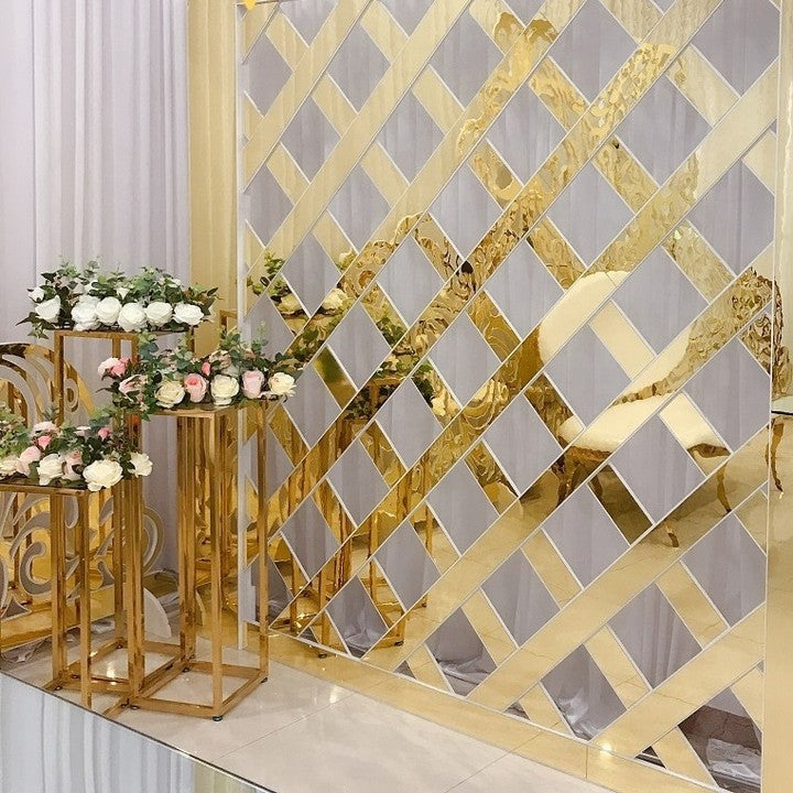 Crisscross Square Backdrop