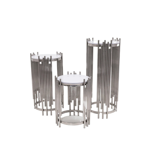 Ruth Pedestals (Silver)