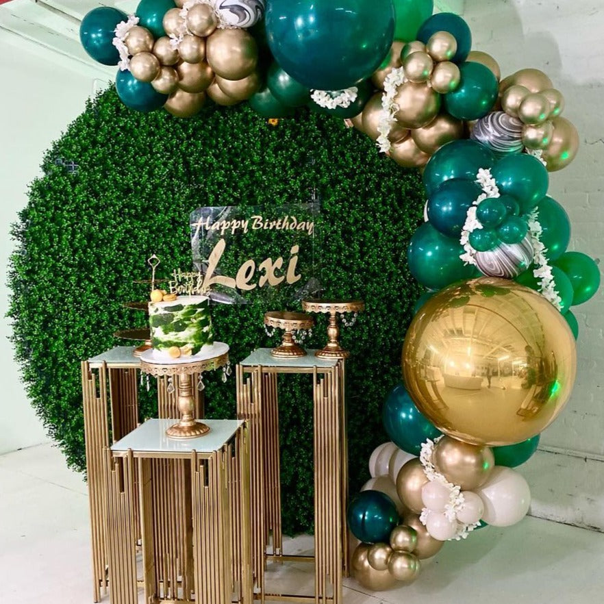 Gold Square Pedestals