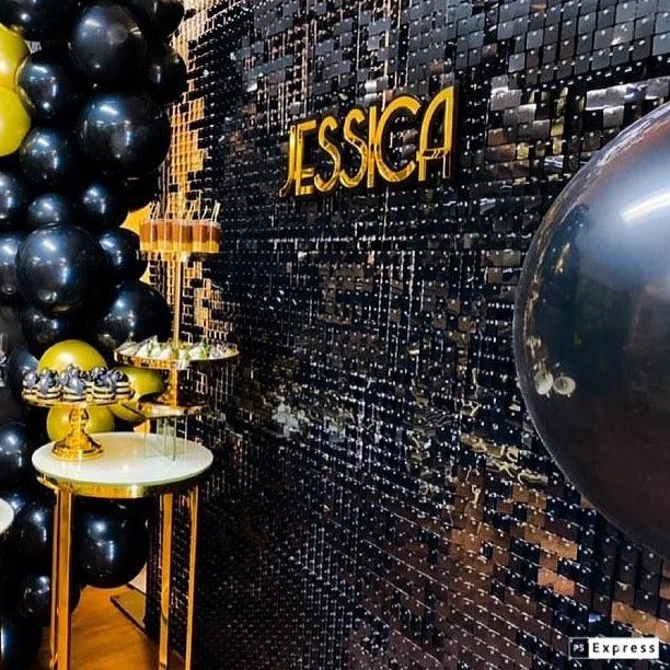 Shimmer Wall (Black)