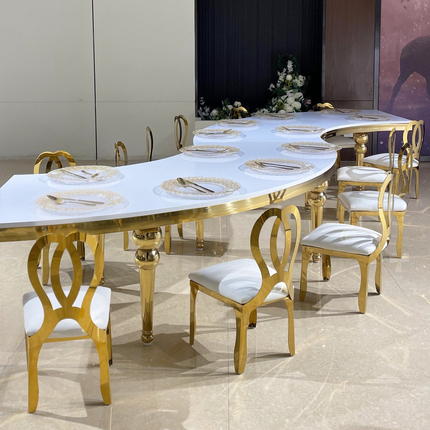 Kids Heart Gold Chair