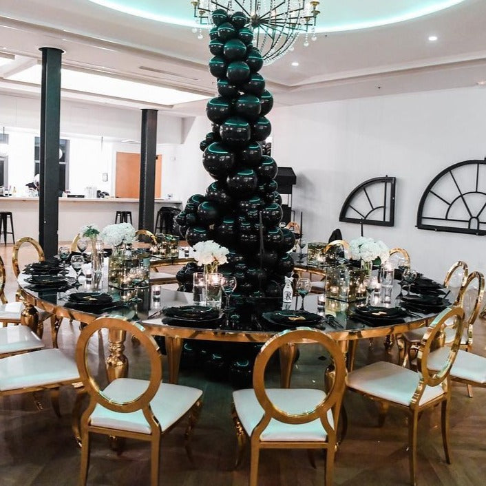 Glam Half Circle Table