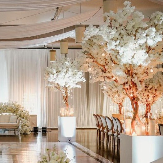 Floral Tree Centerpiece (White)