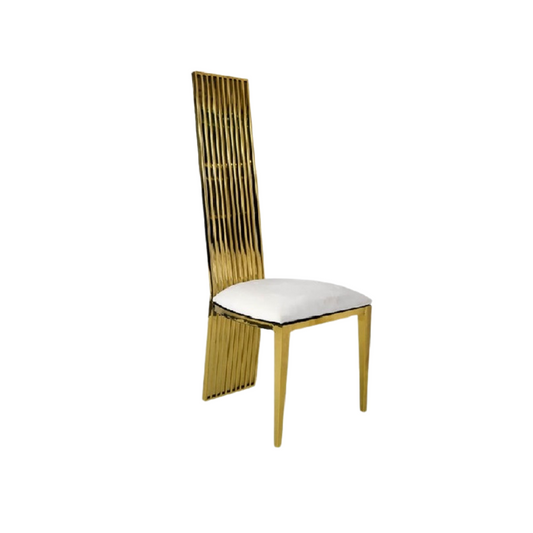 High Back Gold Chair