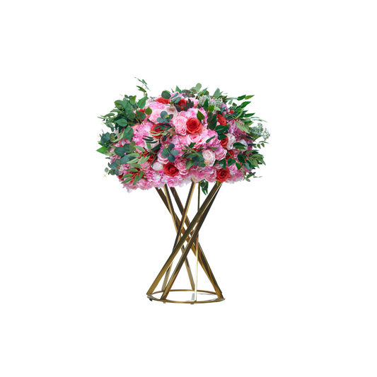 Flower Ball (Pink & Red with Leaves)