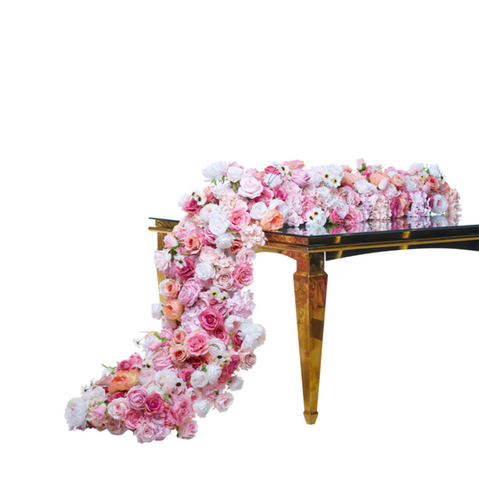 Flower Runner (Pink with Peach)