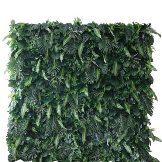 Flower Wall (Green Leaves)