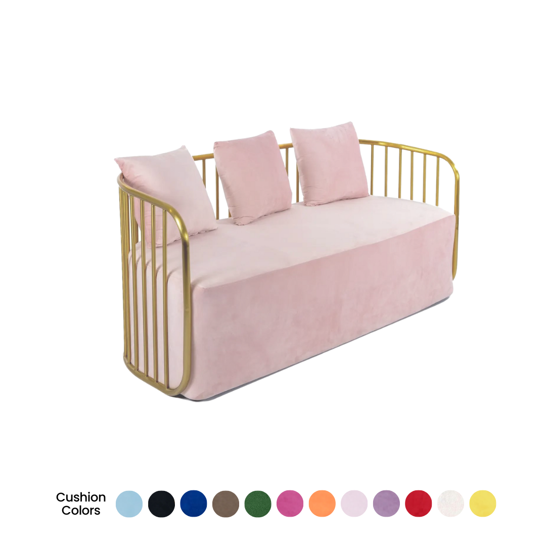 Goddess Gold Loveseat