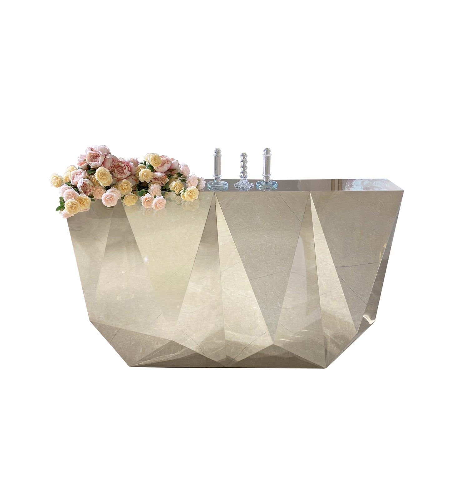 Prism Bar Counter (Silver)