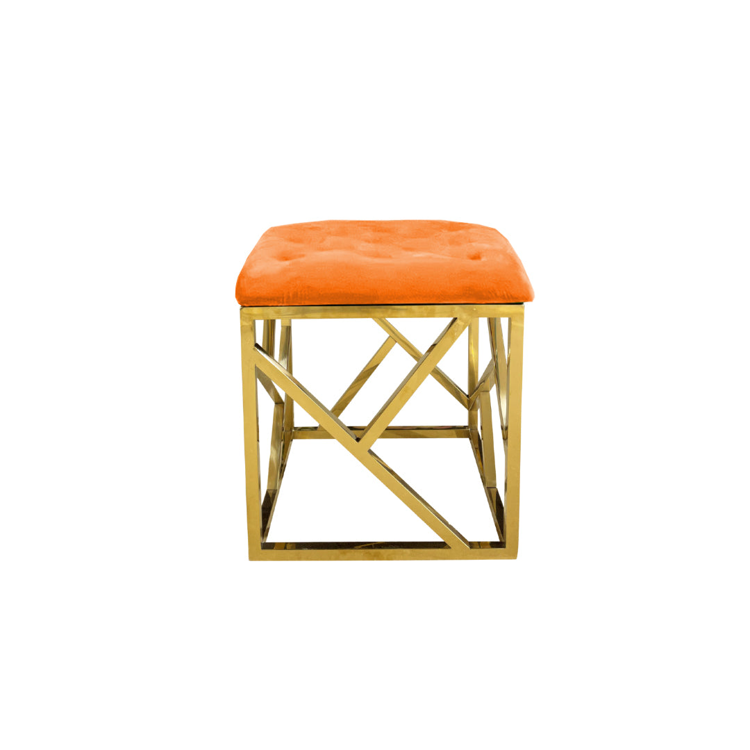 Crisscross Ottoman