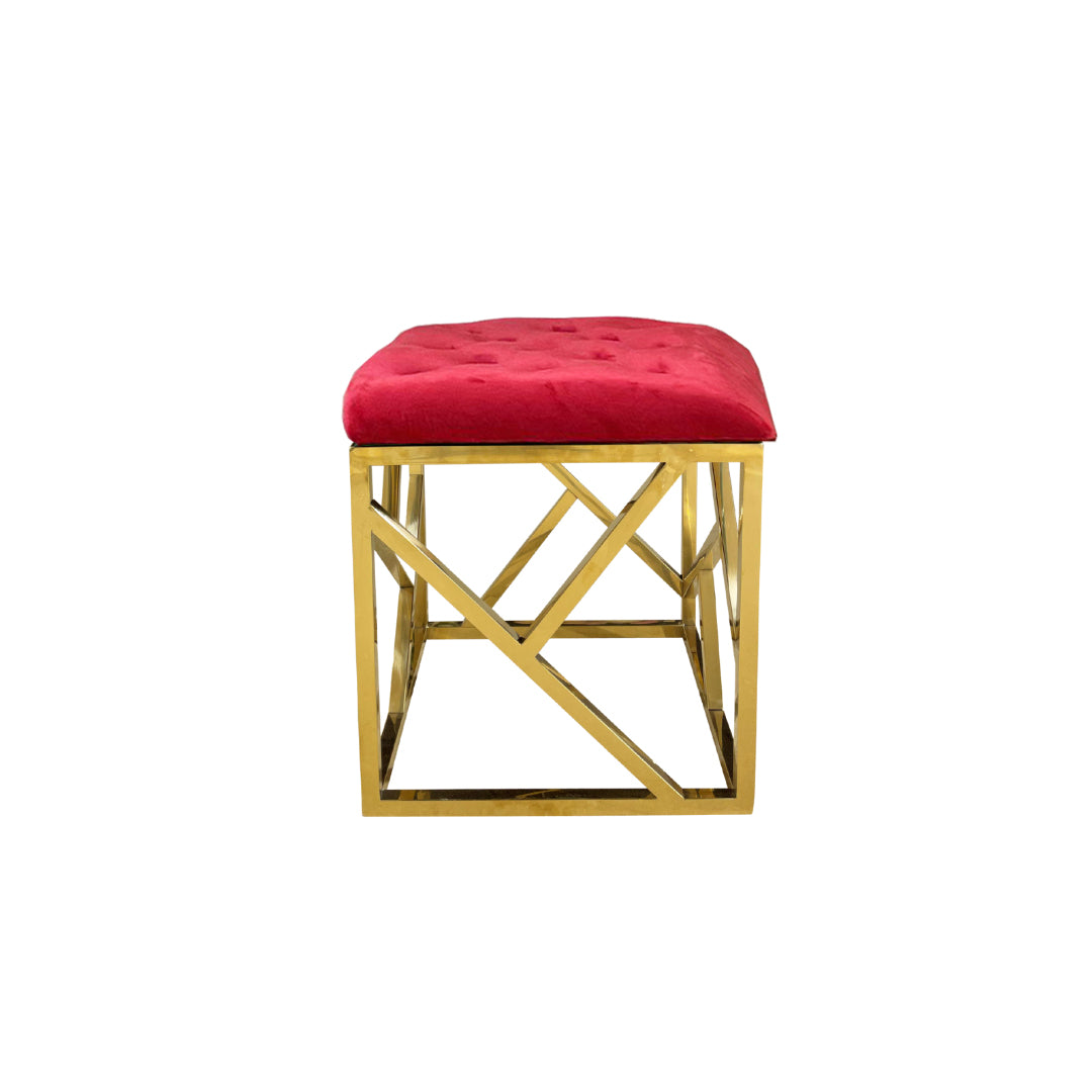 Crisscross Ottoman