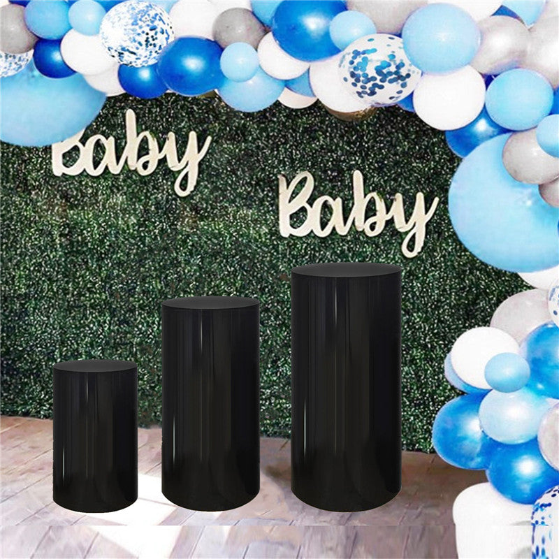 Cylinder Acrylic Pedestal (Black)