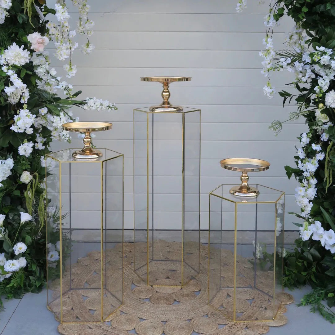 Sestina Clear Pedestals