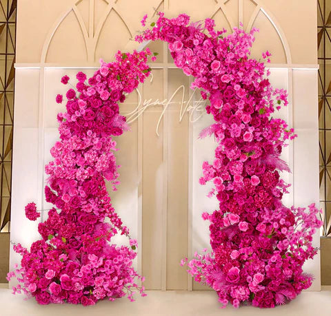 Hot Pink Flower Stand