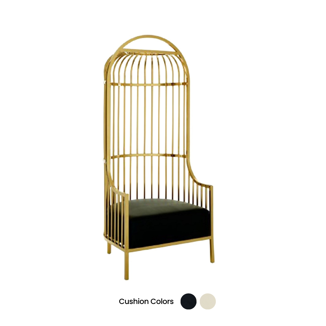 Cage Gold Throne