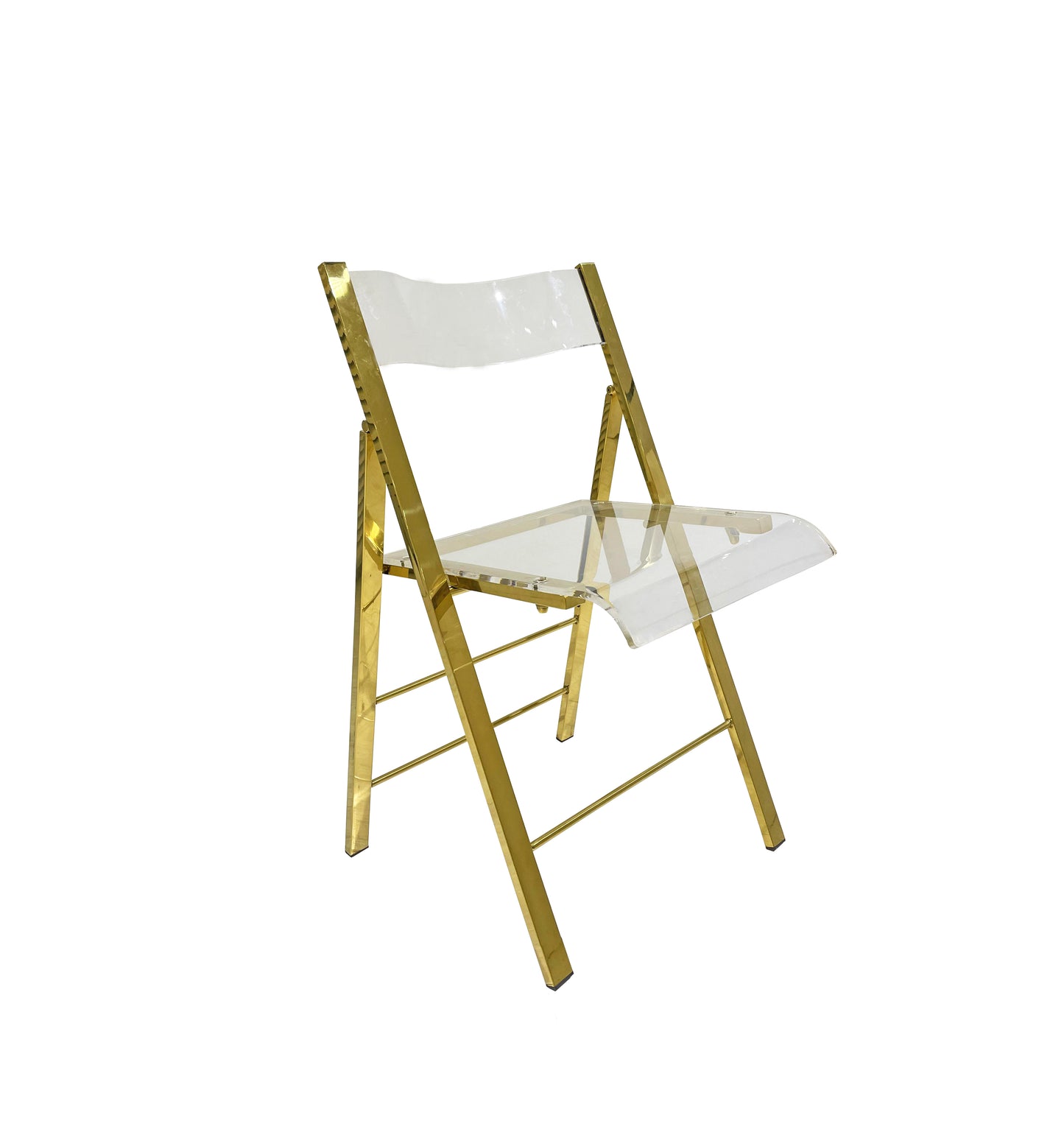 Folding Acrylic Chair (White)