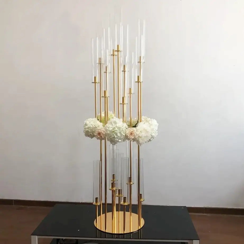 Celeste Candelabra (Crystal Gold)