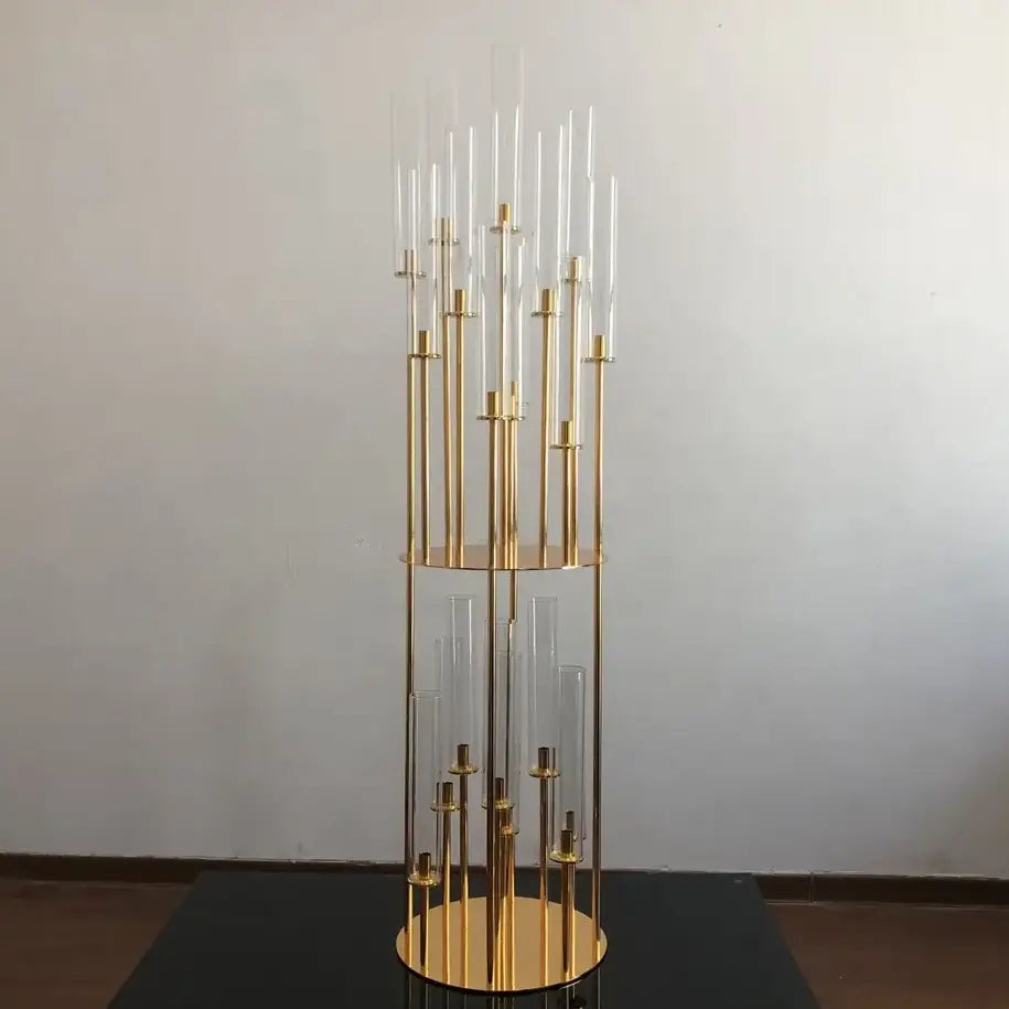 Celeste Candelabra (Crystal Gold)