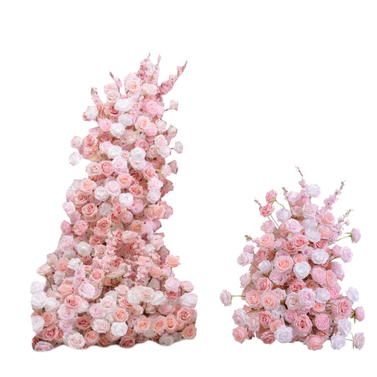 Pink & White Roses Flower Stand