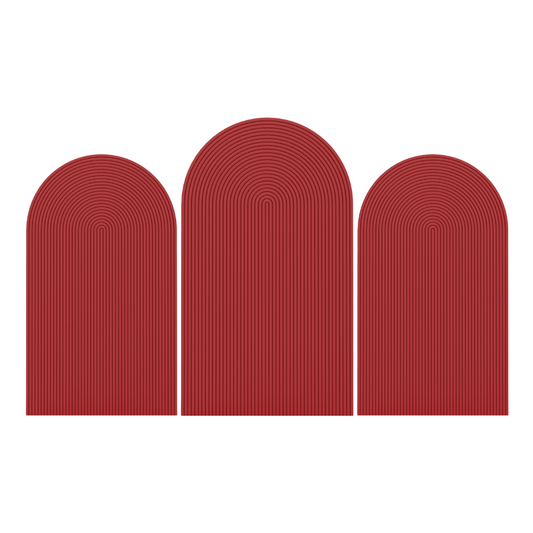 Ripple Arch Wall (Red)