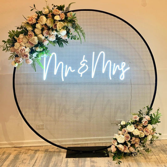 Mr & Mrs LED Sign
