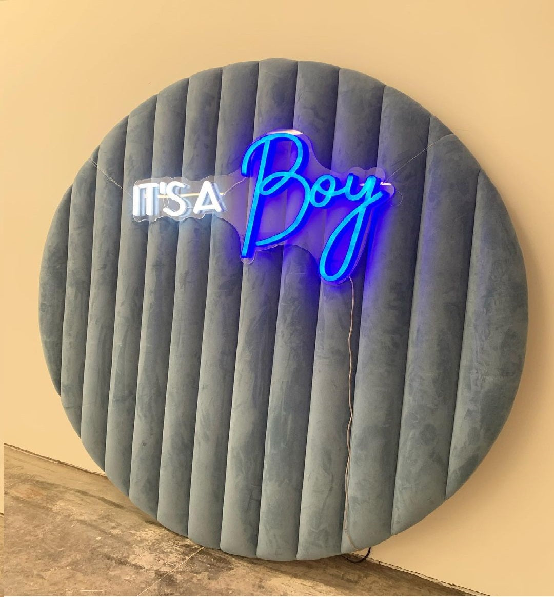 It's a Boy LED Sign โ LUX EVENT RENTALS