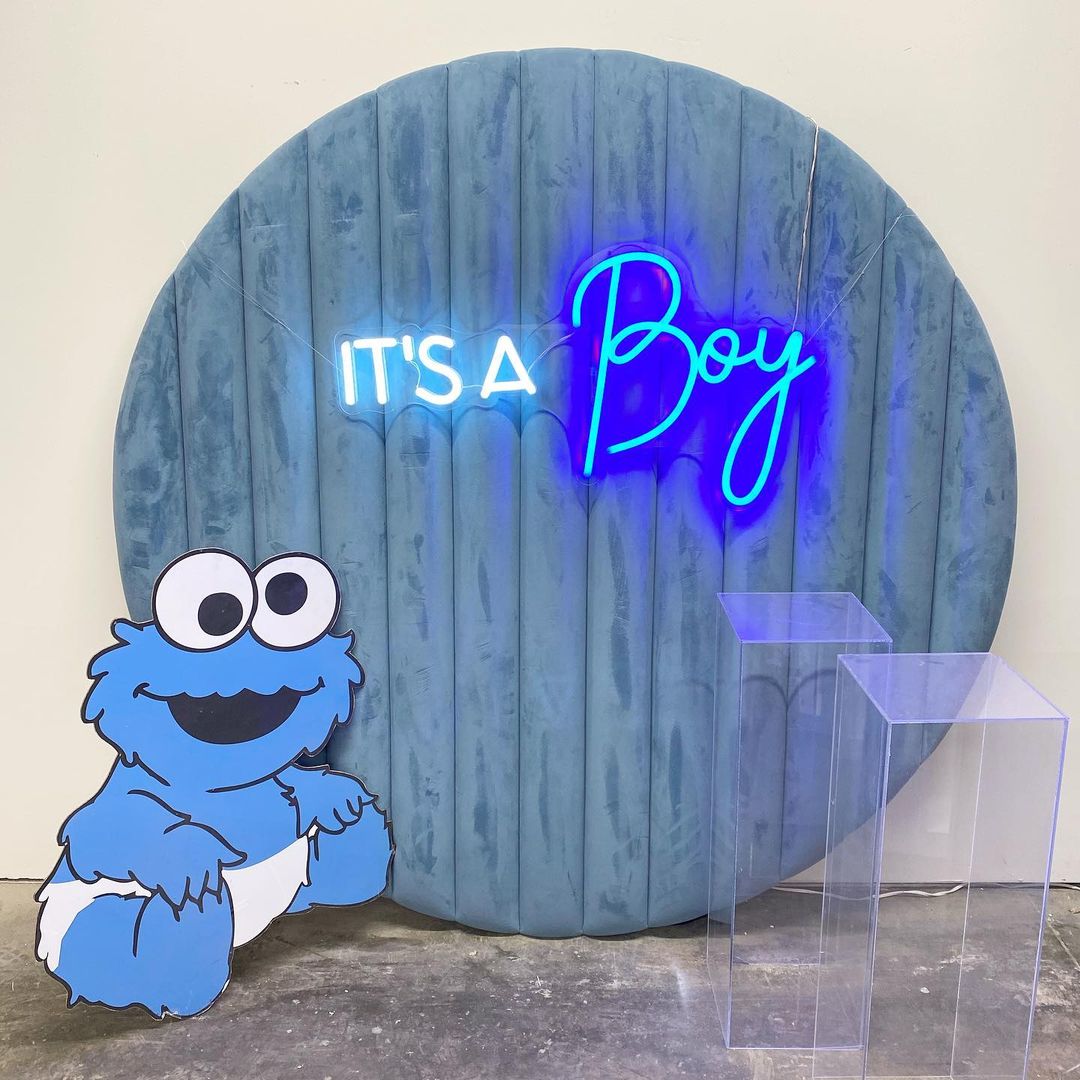 It's a Boy LED Sign โ LUX EVENT RENTALS
