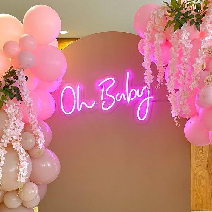 Oh Baby LED Sign – LUX EVENT RENTALS