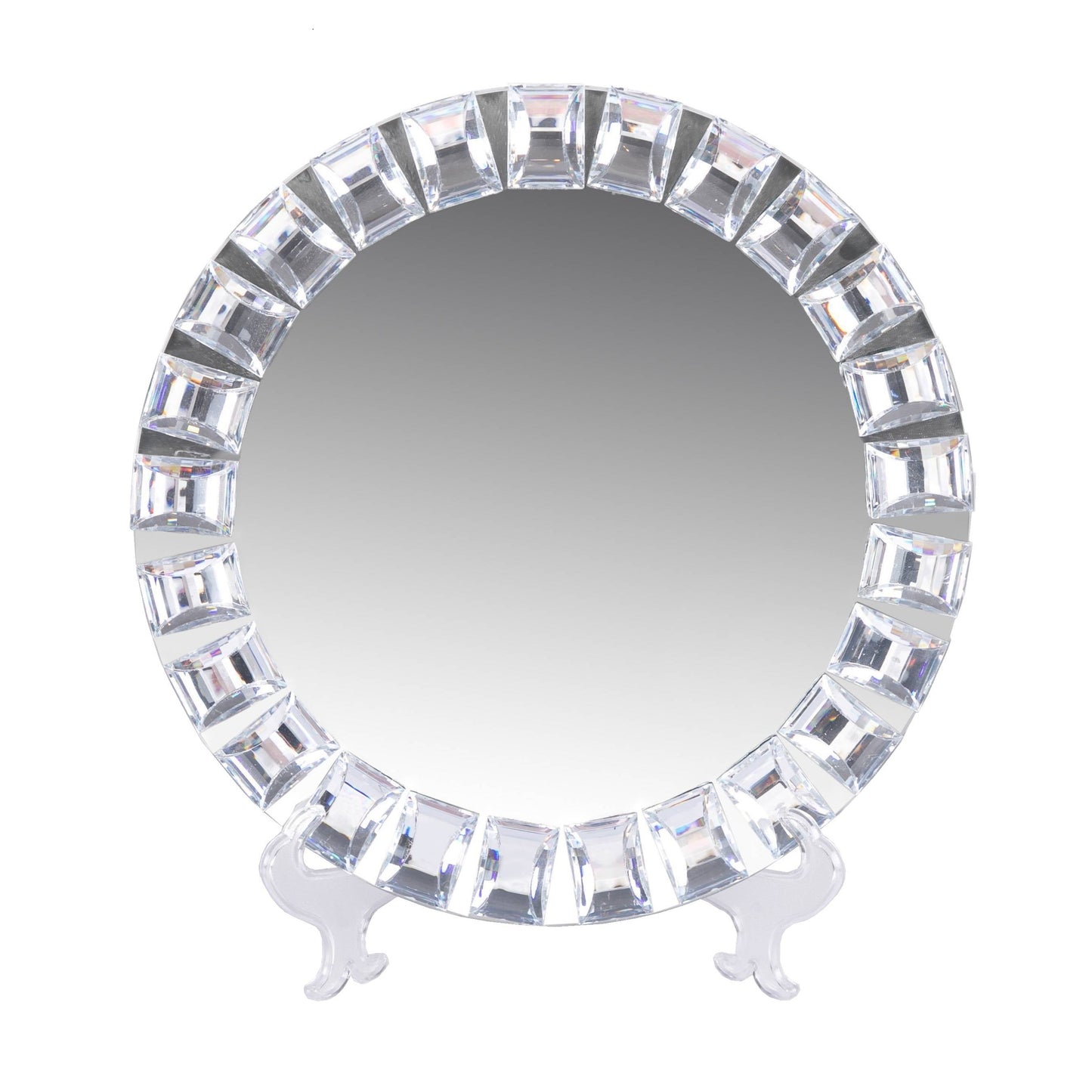 Silver Crystal Charger Plate