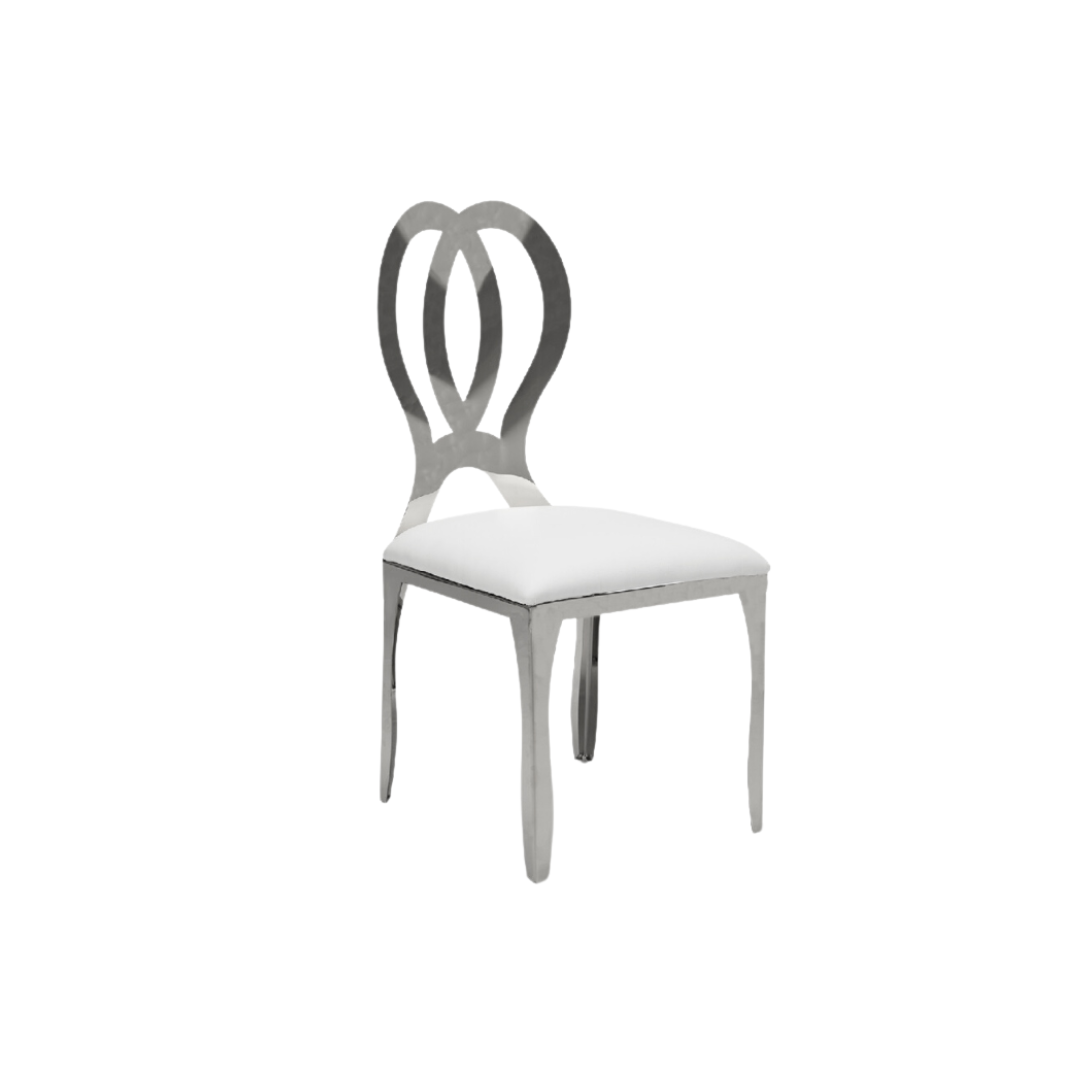 Heart Chair (Silver)
