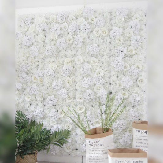 Flower Wall (Shades of White)