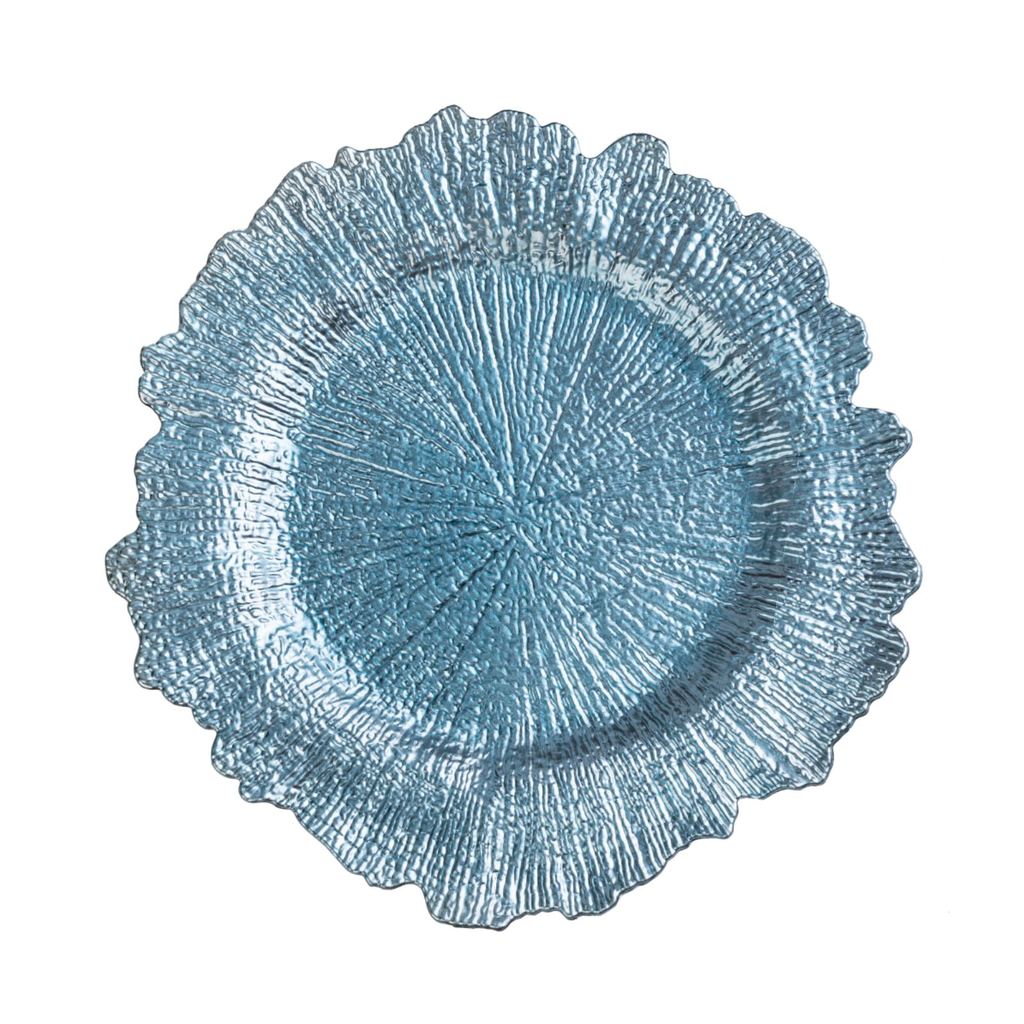 Reef Charger Plate (Baby Blue)