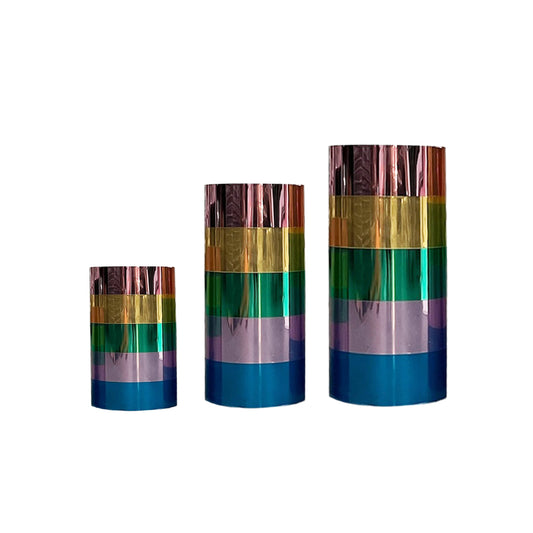 Cylinder Acrylic Pedestal (Colorful)