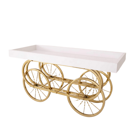 White Wagon Cart