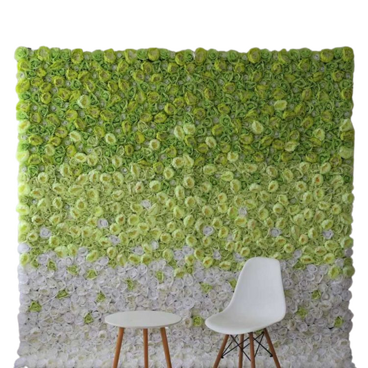 Flower Wall (Green & White)