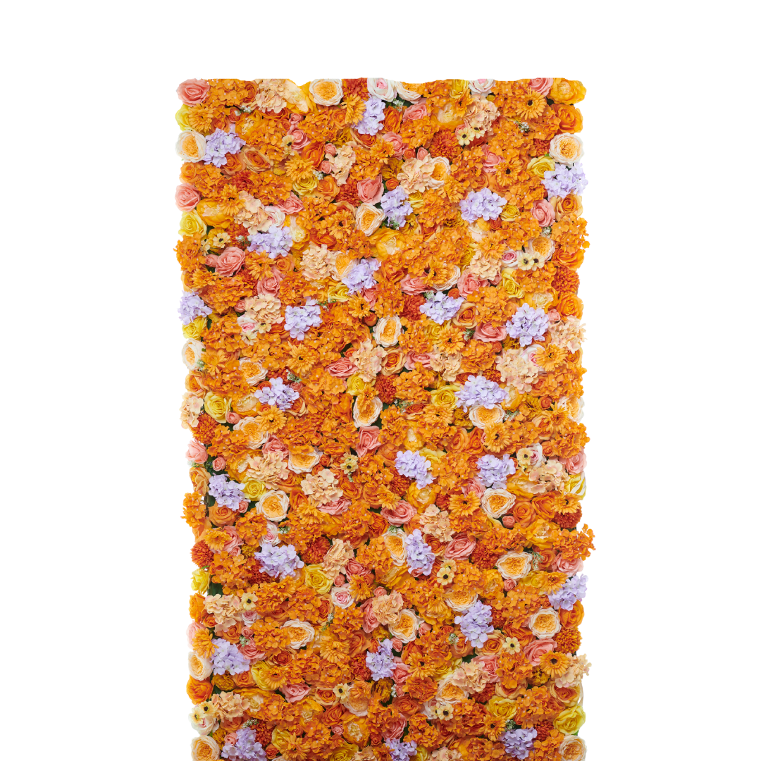 Flower Wall (Orange)