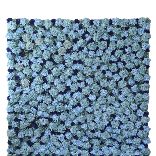 Flower Wall (Shades of Blue)