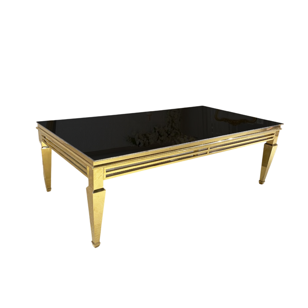 Classy Rectangular Table (Gold)