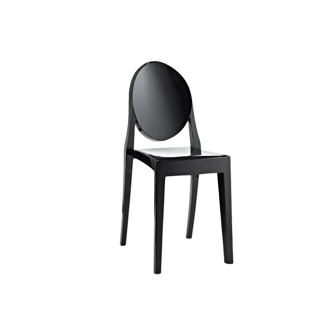 Ghost Acrylic Chair (Black)